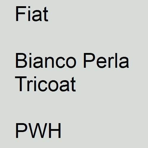 Fiat, Bianco Perla Tricoat, PWH.